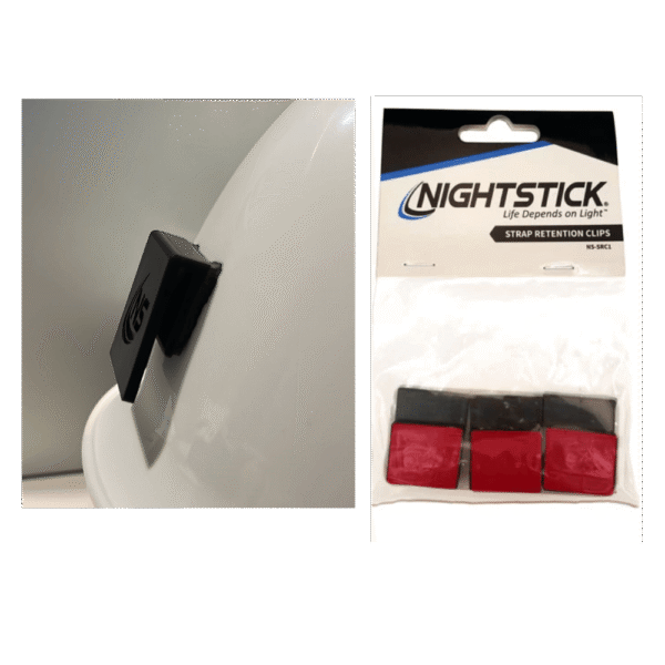Clipe de Retenção Para Tira Elástica - Pacote com 3 Unidades  Nightstick TB-NS-SRC1