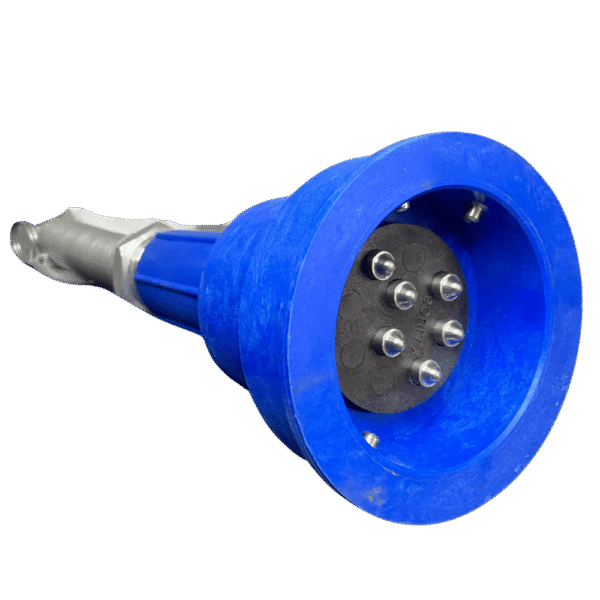 Plug Óptico Azul Dixon com 3 fenda e 6 pinos