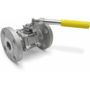 Válvula Esfera Tripartida PR Flange Classe 150 Vedações PTFE Bloqueio Automático