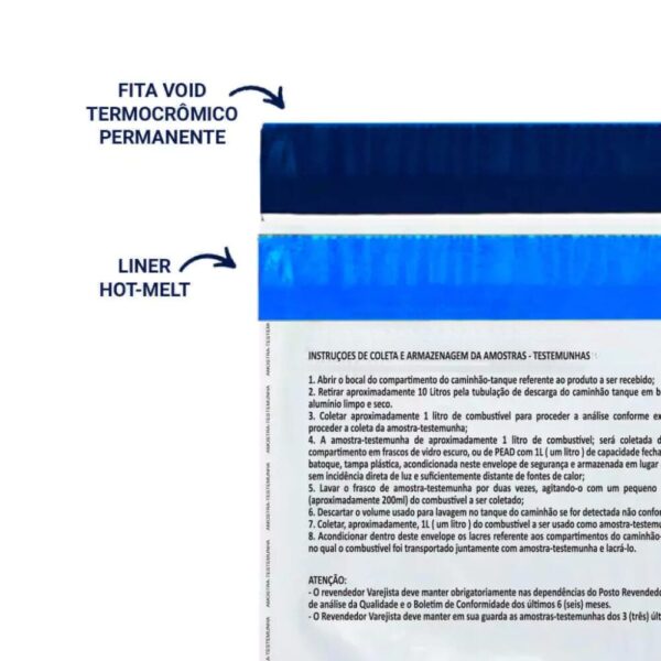 Envelope Amostra Testemunha  ANP - 26x36cm Com Bolsa - 500 Un. - Imagem 4