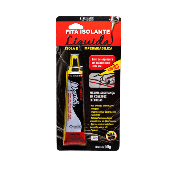 Fita Isolante Liquida Bisnaga 50g (Preta) - Imagem 2
